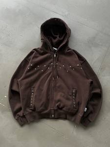 Sudadera con Capucha de Felpa con Capucha de Piel Sintética, Estilo Vintage, Talla Grande, para Hombre, con Cuello Desmontable y Cremallera - Product Image 3
