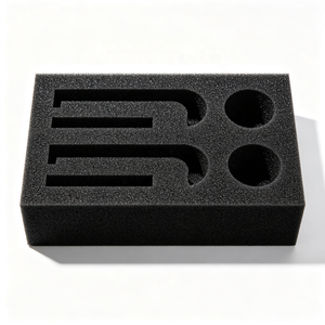 Boîtes cadeaux personnalisées avec insert en mousse EPE noire découpée sur mesure, amortissement antichoc, recyclables, moulées, durables et protectrices - Product Image 1