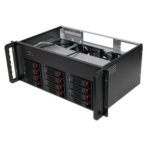 4U 19 pouces Rackmount Short Deep case 12bay Hotswap Server Storage case pour IPFS Chassis - Product Image 4