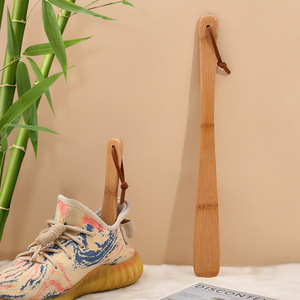 ไม้ช้อนใส่รองเท้าทำจากไม้ไผ่ ยี่ห้อ One Wood One Craftsman ขนาด 17.5 ซม. และ 38 ซม. ด้ามจับตรง สำหรับใช้ในบ้าน ผู้สูงอายุ และสตรีมีครรภ์ - Product Image 4