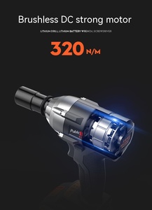 Clé Dynamométrique Électrique Sans Fil 320 N.m, Mini Meuleuse, Outils, Clé à Chocs, Clé Électrique, Visseuse à Chocs - Product Image 5