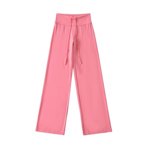 <span class=keywords><strong>Pantaloni</strong></span> Yoga da <span class=keywords><strong>Donna</strong></span> a Vita Alta, Larghi e Dritti, Stile Hip Hop, in Tessuto Oxford Antirughe, <span class=keywords><strong>con</strong></span> <span class=keywords><strong>Elastico</strong></span> in Vita, Casual Estivi - Product Image 3