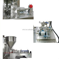 Machine d'emballage automatique pneumatique pour sachets de sauce liquide ou pâte, 15g à 80g