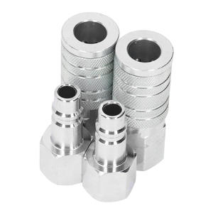Suministramos Acoplamientos Rápidos de Alto Flujo Estilo Americano 1/2 NPT con Roscas Externas e Internas para Piezas Neumáticas - Product Image 1