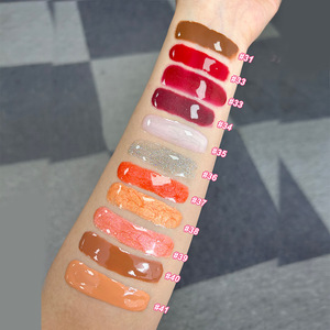 Nuovo Olio Labbra Idratante Personalizzato di Alta Qualità Vegano a Lunga Durata Senza Logo Olio Fruttato Luminoso Lucidalabbra Liquido Private Label - Product Image 5