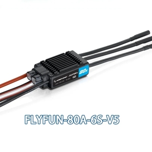 Controlador de Velocidad Electrónico (<span class=keywords><strong>ESC</strong></span>) Original HOBBYWING FLYFUN 30A Mini V5 40A 60A <span class=keywords><strong>80A</strong></span> 110A 130A V5 sin Escobillas para Dron y Avión - Product Image 5