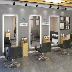 Gương Thông Minh Barber Shop <span class=keywords><strong>Big</strong></span> Full Chiều Dài Tường Vanity Chiếu Sáng Gương Với Đèn LED Cho Salon Tóc - Product Image 2