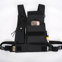 Nouveau modèle de sac de poitrine radio, harnais, sacoche frontale, étui, sacoche tactique, gilet, fermeture éclair, étanche, pour radio bidirectionnelle