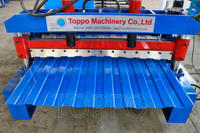 Machine de fabrication de tôles de toiture en acier IBR la plus populaire, machine de formage de tôles trapézoïdales