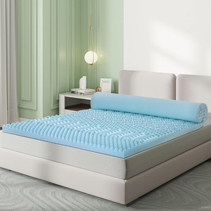 3 <span class=keywords><strong>inch</strong></span> 7-Zone Twin Bộ nhớ bọt Nệm Topper làm mát Gel truyền bọt Nệm Topper Twin - Product Image 1