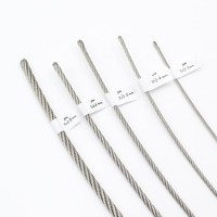 Edelstahlseil SS 304 316 7x7 7x19 für Konstruktionen