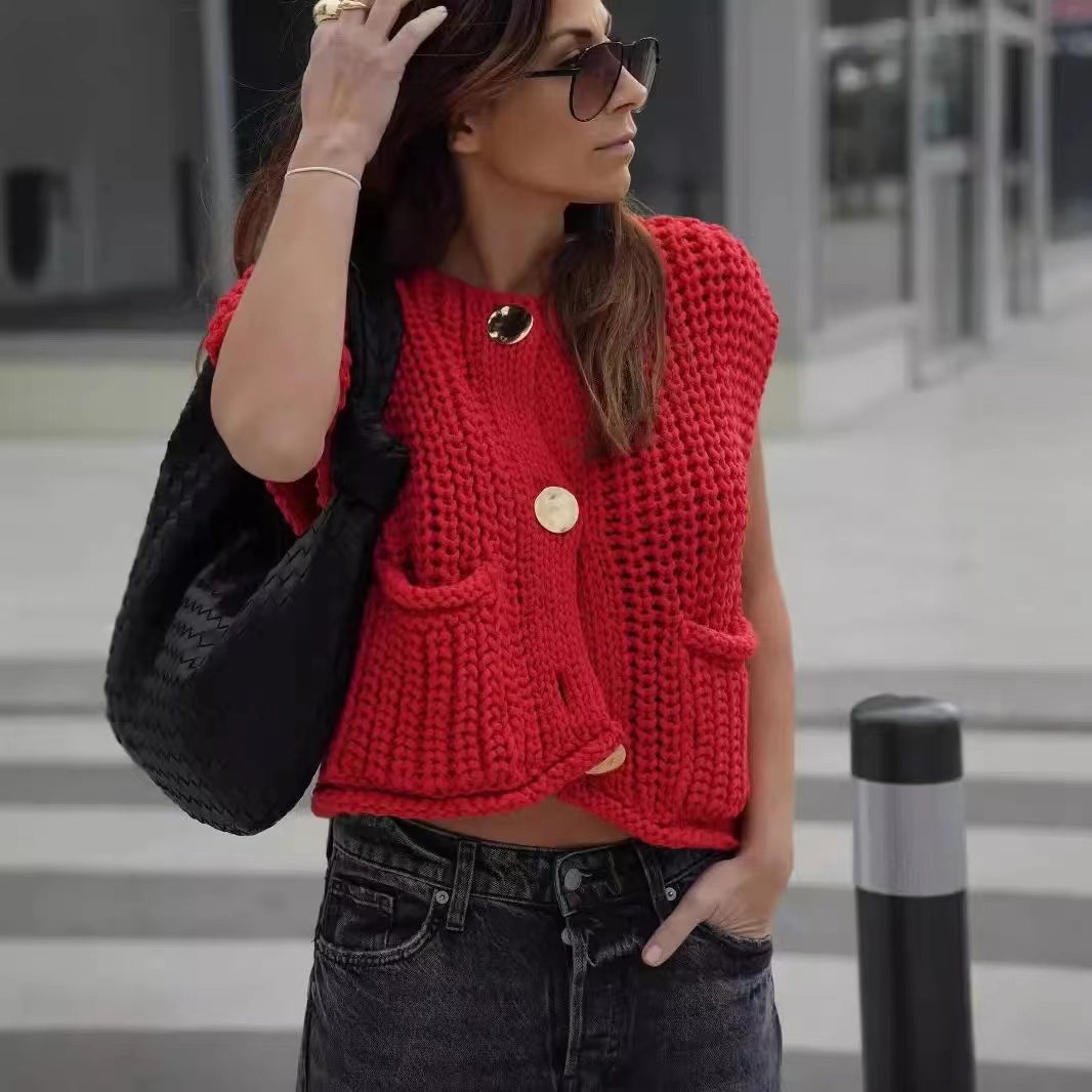 Sleeveless Cardigan Vest Long Plus Sze Sleeveless Cardgan