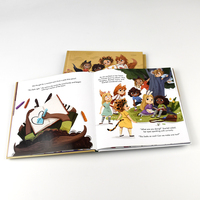 Impresión de Libros Infantiles Personalizados con Tapa Dura A4/A5, Libro de Cartón para Publicación de Cuentos Infantiles y Lectura Educativa