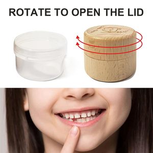 1 boîte à dents <span class=keywords><strong>de</strong></span> <span class=keywords><strong>lait</strong></span> en bois personnalisée gratuite, boîte ronde pour la fée des dents, cadeau d'anniversaire pour filles et garçons, boîte pour les dents <span class=keywords><strong>de</strong></span> <span class=keywords><strong>lait</strong></span> et les boucles - Product Image 2