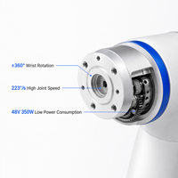 Application d'automatisation industrielle CR5AS avec une charge utile de 5 kg, dotée d'un robot collaboratif en alliage d'aluminium.