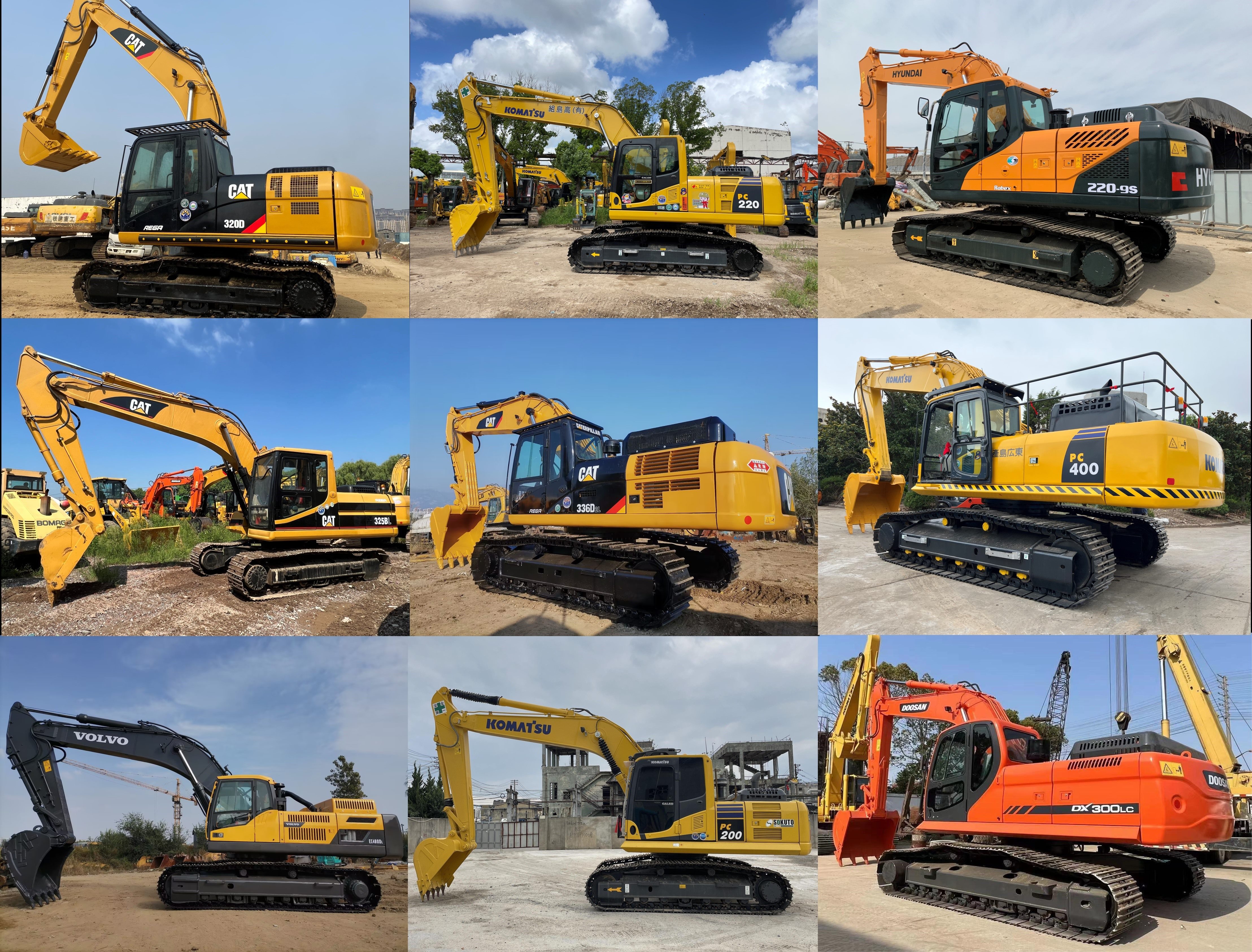 Used/Secondhand Excavator Hitachi Zx200 Ex200/Ex200-2/Ex200