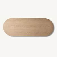 Bureau RH Elodi, table d'ordinateur moderne, design unique avec pieds courbes, surface en bois massif écologique, style minimaliste pour la maison et le bureau