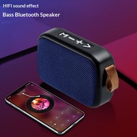 Nouvelle arrivée, haut-parleur Bluetooth G2, volume élevé, basses puissantes, mini haut-parleur portable d'extérieur, prend en charge la carte TF/USB/TF