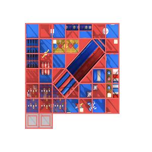 Parque de juegos interior activo <span class=keywords><strong>Ninja</strong></span> personalizado con etiquetas interactivas para Canadá y American Indoor Play Center - Product Image 2