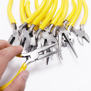 St. Kunkka Jewelry <b>Pliers</b> <b>Set</b> 10Pcs Mini Curved Nose Diagonal Cutting For DIY Handmade Tools Iron Plated - Product Image 5