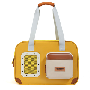<b>Soft</b>-Sided Pet <b>Carrier</b> Black Nylon Zipper Closure Cartoon <b>Cat</b> Design Square Shape for <b>Cats</b> - Product Image 3