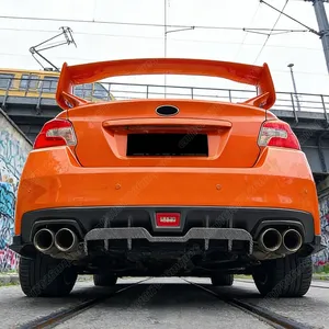 สำหรับ WRX STI VA ปี 2015 2016 2017 2018 2019 2020 2021 ชุดแต่งสปอยเลอร์ลิปดิฟฟิวเซอร์กันชนหลังรถยนต์ - Product Image 3