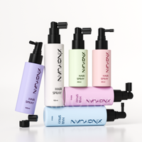 Botol Semprot Tahan Bocor XINGYUAN untuk Perjalanan, Nosel Panjang, Kosong, 80ml 100ml, Botol Kabut Halus untuk Toner Wajah, Parfum