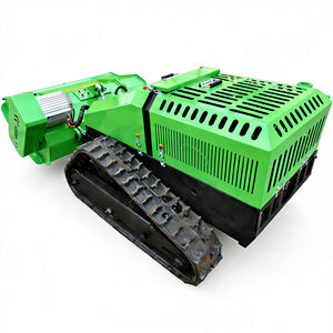 เครื่องตัดหญ้าแบบรีโมทคอนโทรลสำหรับพื้นที่ลาดชัน ใช้เครื่องยนต์เบนซิน แบบตีนตะขาบ สำหรับการล้างพื้นที่ป่าไม้และการกำจัดวัชพืช - Product Image 4