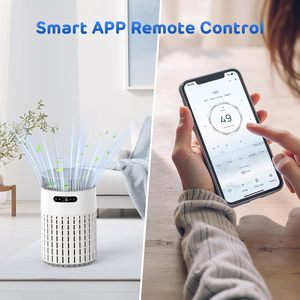 Purificador de Aire Inteligente para Mascotas con Filtro HEPA para Olores de Pelo de Gato, Alto CADR, Más Cambios de Aire, Bloqueo para Niños y Mascotas, Seguridad Antivuelco y Carga - Product Image 4