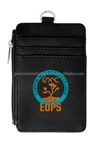 Rozet sahipleri rozetleri ve isim etiketleri boyunluklar çevre dostu ürünler PU deri fermuar dikey kimlik kartı rozeti sahipleri - Product Image 3