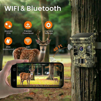 Cámara de Caza con Energía Solar, Detección por IA 4G, Batería de Larga Duración, Infrarrojos Remotos, Oculta, para Seguridad, Exploración, Vida Silvestre
