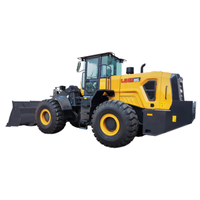 Cargadora de Ruedas de Servicio Pesado de 6.5 Toneladas L68K-B5, Cargadora Frontal de Alta Potencia con Cucharón para Rocas de 4m³ para Minería, Canteras y Construcción