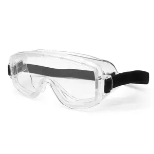 Lunettes de protection de sécurité transparentes anti-rayures et anti-éclaboussures entièrement fermées