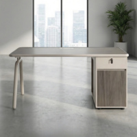 Offre Spéciale Table de poste de travail minimaliste moderne pour une seule personne Bureau durable pour les employés Mobilier de bureau