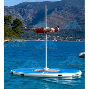 Barre <span class=keywords><strong>de</strong></span> danse gonflable pour la maison, la salle <span class=keywords><strong>de</strong></span> sport et les soirées |   PVC robuste, hauteur réglable et installation facile |   Sûr pour les enfants et les adultes - Product Image 3