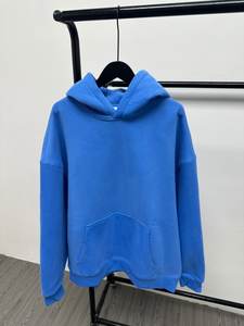 Sudaderas con Capucha Extra Grandes de Felpa de Algodón con Logotipo Bordado Personalizado, Sudadera Rosa Lisa para Hombre, Sudaderas de Alta Calidad - Product Image 4