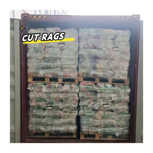 Stracci di cotone alla rinfusa 10KG 25KG balla riutilizzabile tessuto di cotone scarti t Shirt stracci di cotone stracci <span class=keywords><strong>per</strong></span> l'industria del Maine - Product Image 1