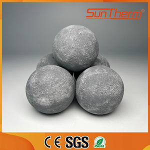 Bolas de fuego de cerámica gris para interiores de casas modernas - Product Image 3