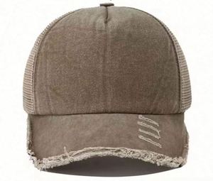 Wholesale Custom Distressed Baseball Cap Vintage Washed Cotton Trucker <b>Hat</b> <b>for</b> Men Women 3D Embroidery Summer Outdoor Applicable - Product Image 6