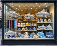 Sac à dos en peluche Requin Mignon et Doux pour Enfants – Sac de Transport Quotidien Personnalisé OEM/ODM