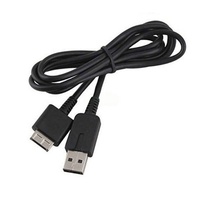 Schwarz 1,2 m 2 in 1 USB Daten- und Stromladekabel Kordelersatz für PlayStation Vita PSV 1000