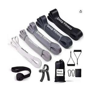 Bandas de Resistencia de TPE <span class=keywords><strong>con</strong></span> Logotipo Personalizado a Precio de Fábrica, Banda Elástica para <span class=keywords><strong>Ejercicios</strong></span> de Estiramiento y Dominadas, Resistencia Pesada de 5-150 Libras - Product Image 6