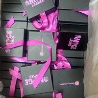 Boîte cadeau en papier avec logo personnalisé, série de boîtes en carton pliables, imprimées, magnétiques, pour bougies, bijoux, cosmétiques, parfums, expédition