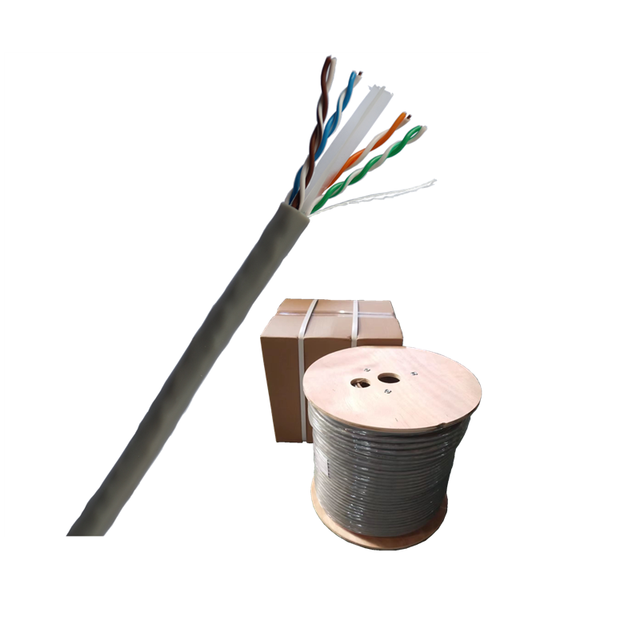 UTP Cat5e CAT6 Network SFTP FTP UTP CAT6 100M Ethernet LAN Cable copper cca ccs stranded CAT6 UTP Grey 1000ft