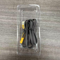 Câble de charge magnétique NFHON Premium 240W rapide multi-USB Type-C à ressort compatible 4-en-1 en métal