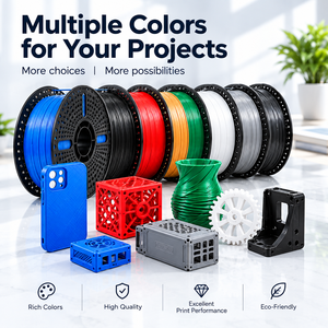 เส้นพลาสติก PETG ขนาด 1.75 มม. สำหรับเครื่องพิมพ์ 3 มิติ ความคลาดเคลื่อน ±0.02 มม. หลายสี สำหรับงานพิมพ์ FDM ชิ้นส่วนอิเล็กทรอนิกส์และชิ้นส่วนอเนกประสงค์ - Product Image 4