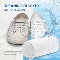Nouveau sac de lavage portable et résistant aux déchirures pour chaussures 2026, sac de nettoyage en maille pour machine à laver, sac de lavage réutilisable pour baskets