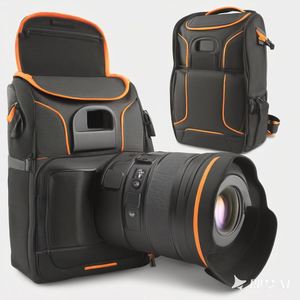 กระเป๋ากล้องหนังแคนวาสแบบสะพายข้าง/สะพายหลัง สไตล์วินเทจ สำหรับกล้อง DSLR ผลิตโดยโรงงานมาตรฐาน BSCI รับผลิตแบบ OEM - Product Image 2