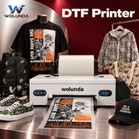 Machine d'impression DTF Wolunda F30 A3 avec carte mère autonome, sortie stable et logiciel RIP 10.3 Autumn RIP pour t-shirts graphiques