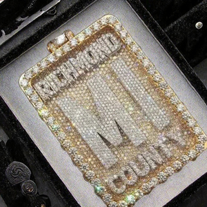 Starspire Jewels - Colgante de Caballo Personalizado en Oro Sólido de 10K con Diamante Cultivado en Laboratorio de Corte Brillante, Joyería Exclusiva de Lujo Unisex Estilo Hip Hop - Product Image 3